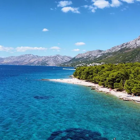 Dalmatia With Private Free Large Parking And Unforgettable Views Makarska